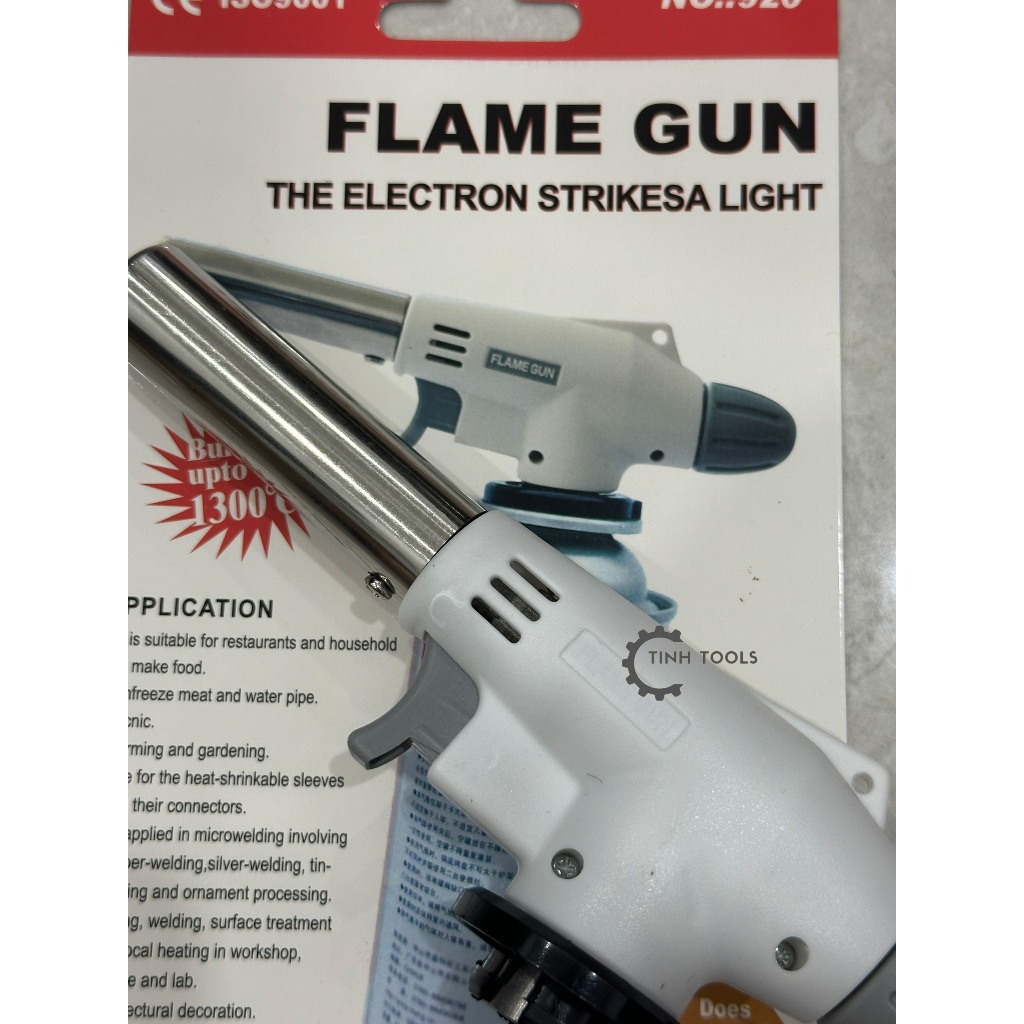 Khò ga Flame gun No 920, Đầu khò lửa cầm tay sử dụng bình gas mini