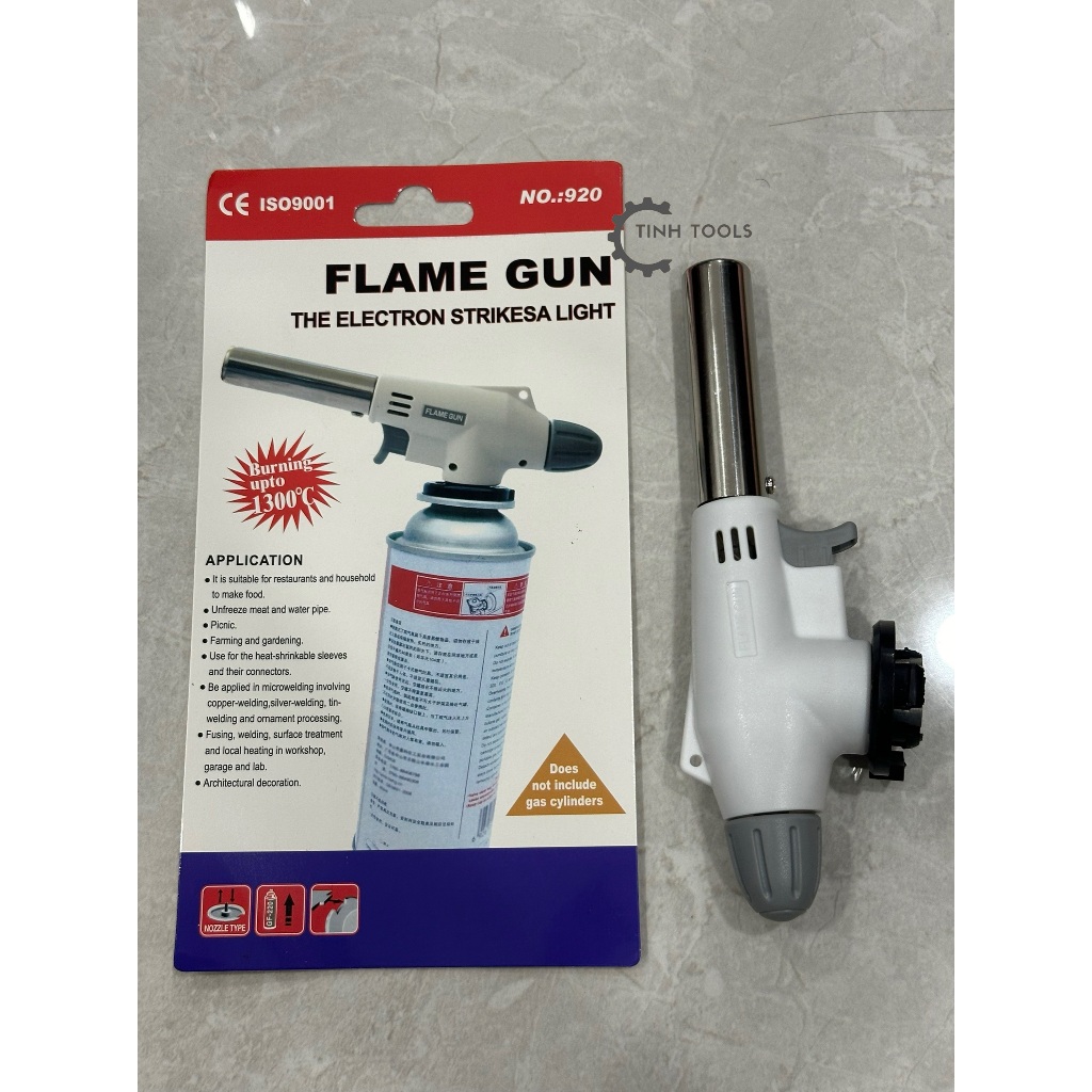 Khò ga Flame gun No 920, Đầu khò lửa cầm tay sử dụng bình gas mini