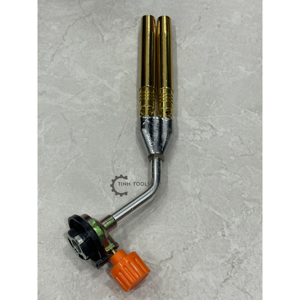 Khò Ga, Đèn Khò gas Twin Brazing No.KT-2108, Đèn Khò Hàn Đôi 2 Ống Đồng Tiện Dụng