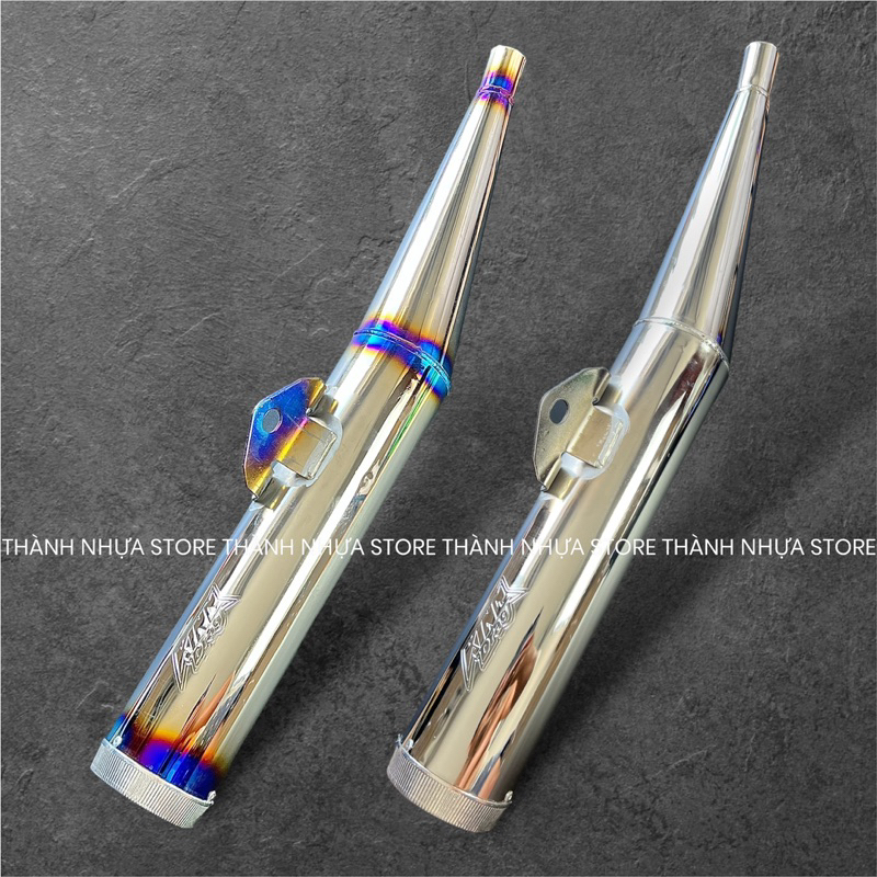Pô KingRag cho Wave Sirius móc ấm xiken cổ inox