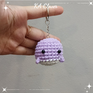 [Ảnh Thật + Sẵn hàng] Cá voi Bằng Len Handmade Làm Móc Khóa, Đồ Trang Trí