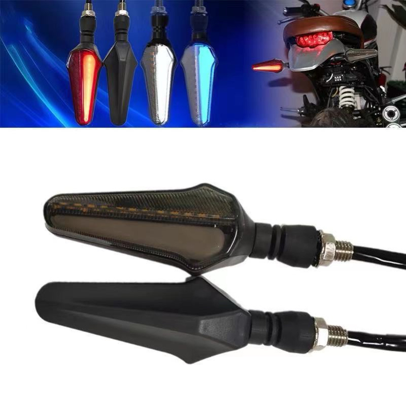 Xi nhan L21 7 màu chạy hiệu ứng audi lưỡi kiếm lắp xe điện xe máy ( dùng điện 12v) phụ tùng phụ kiện