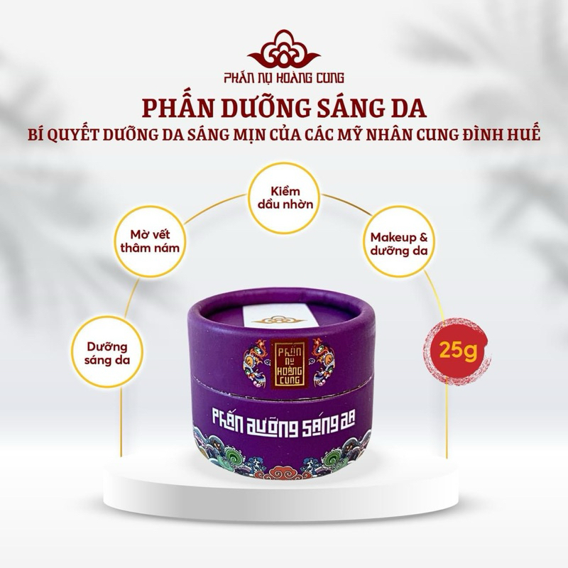 Ảnh Phấn Dưỡng Sáng Da Phấn Nụ Hoàng Cung 25g 3