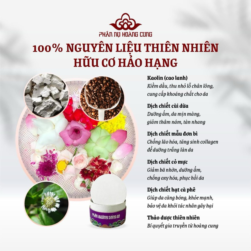 Ảnh Phấn Dưỡng Sáng Da Phấn Nụ Hoàng Cung 25g 4