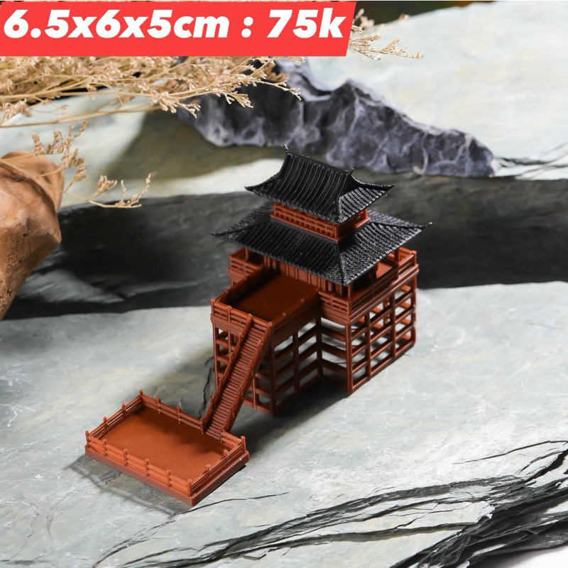 Mô hình nhà tiểu cảnh trang trí terrarium,tiểu cảnh,non bộ