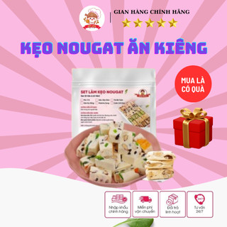 Set Làm Kẹo Nougat Ăn Kiêng (Dùng Marshmallow Không Đường) BẾP LISA
