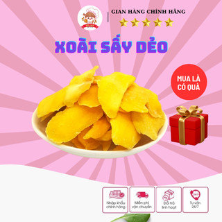 Xoài Sấy Dẻo Bếp LISA, Loại Đăc Biệt Không Đường, Tốt Cho Sức Khỏe - 400g