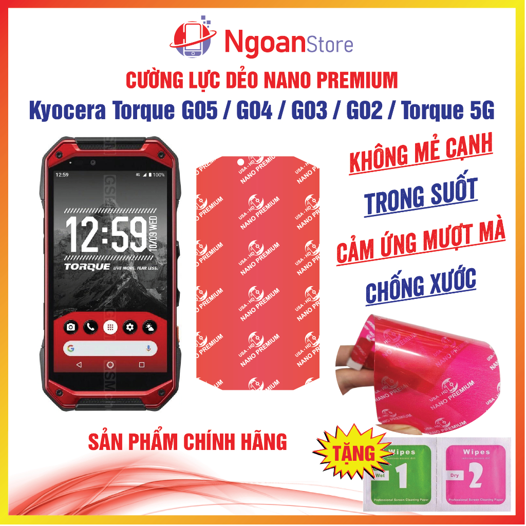 Cường lực dẻo Kyocera Torque G05 G04 G03 G02 Torque 5G chống xước vỡ ...