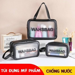 Sống Không Thể Thiếu Set 3 Túi Đựng Mỹ Phẩm Du Lịch Đựng Đồ Trang Điểm Sang Trọng Trong Suốt Chống Nước Tiện Dụng Alulu.