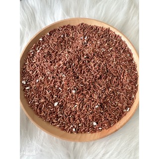 1 kg gạo lứt huyết rồng rang mộc than hoa bếp củi