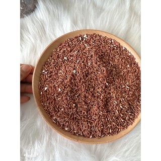 1 kg gạo lứt huyết rồng rang mộc than hoa bếp củi