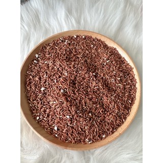 1 kg gạo lứt huyết rồng rang mộc than hoa bếp củi