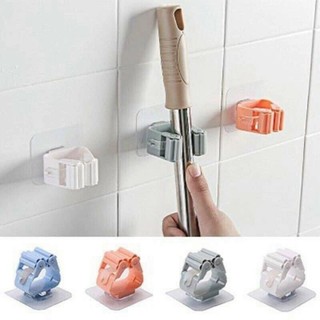 Móc Treo Chổi dán ốp tường Móc ốp tường Kẹp Giữ đồ vật dùng để lau Nhà Đa Năng