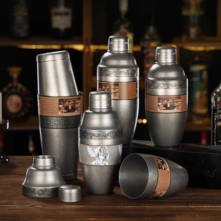 Bình lắc shaker inox304, Bộ bình lắc cocktail Mirror Chaplin, Bình lắc thiên thần 500ml 700ml