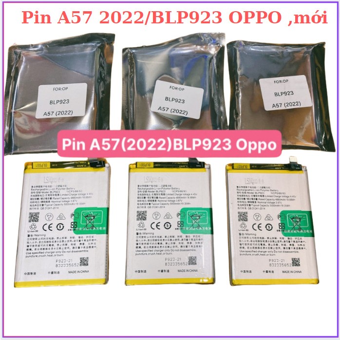 Pin oppo A57 2022/BLP923,pin mới dùng để thay thế | Shopee Việt Nam