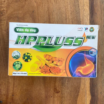 Viên uống HP Pluss NEW - Hỗ trợ giảm các triệu chứng viêm loét dạ dày hành tá tràng (Hộp 30 Viên)