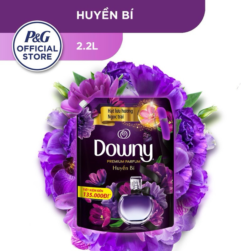 Nước Xả Vải DOWNY Tinh Dầu Thiên Nhiên/Nước Hoa Cao Cấp Túi 2.2L