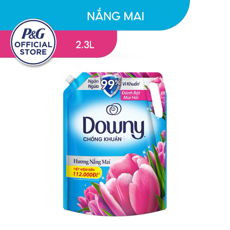 Nước Xả Vải DOWNY Tinh Dầu Thiên Nhiên/Nước Hoa Cao Cấp Túi 2.2L