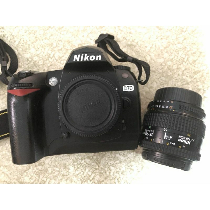 Máy Ảnh Nikon D70 cũ chính hãng kèm kit AF NIKKOR 35-70 mm 1:3,3-4,5 ...