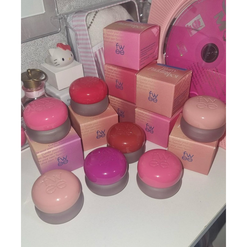 Son và má hồng dạng kem Fwee Lip and Cheek Blurry Pudding pot 5g