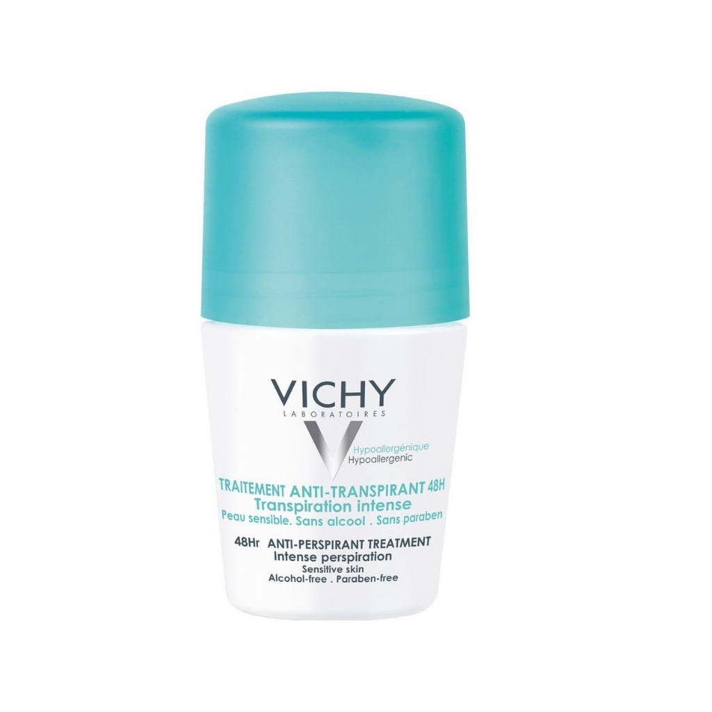 Lăn Khử Mùi Vichy Diệt Khuẩn Detranspirant Intensif 72H