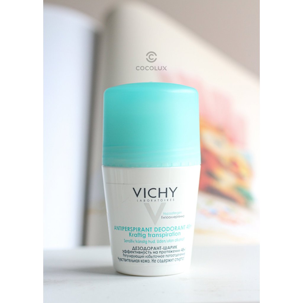 Lăn Khử Mùi Vichy Diệt Khuẩn Detranspirant Intensif 72H