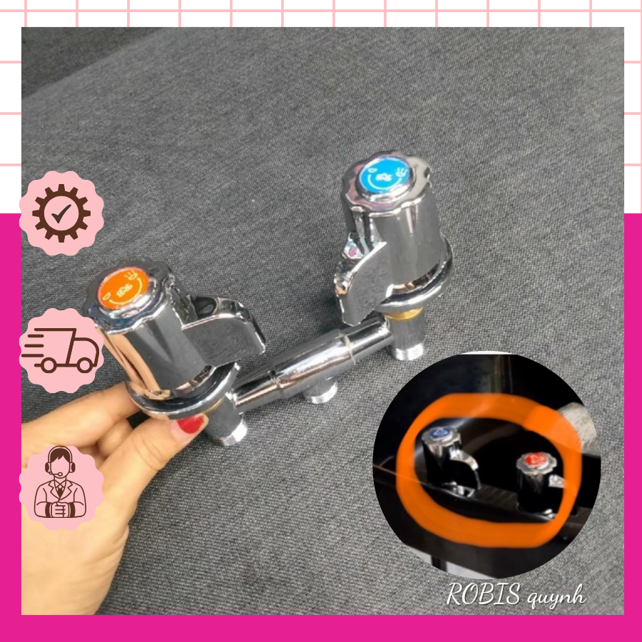 Van Gật Gù - Van Gạc Bồn Gội 2 Đầu inox Hàng Loại 1 | Shopee Việt Nam