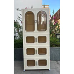 (Ngang 80-90cm) Tủ nhựa đựng đồ gấp gọn đa năng nhiều tầng, tủ quần áo lắp ghép có bánh xe, tháo lắp dễ — ảnh 7