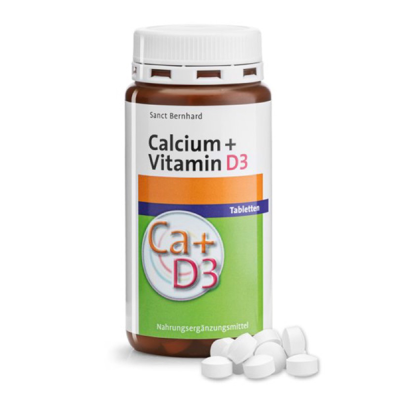 Viên uống bổ sung Calcium+Vitamin D3 Sanct Bernhard - Lọ 150 viên ...