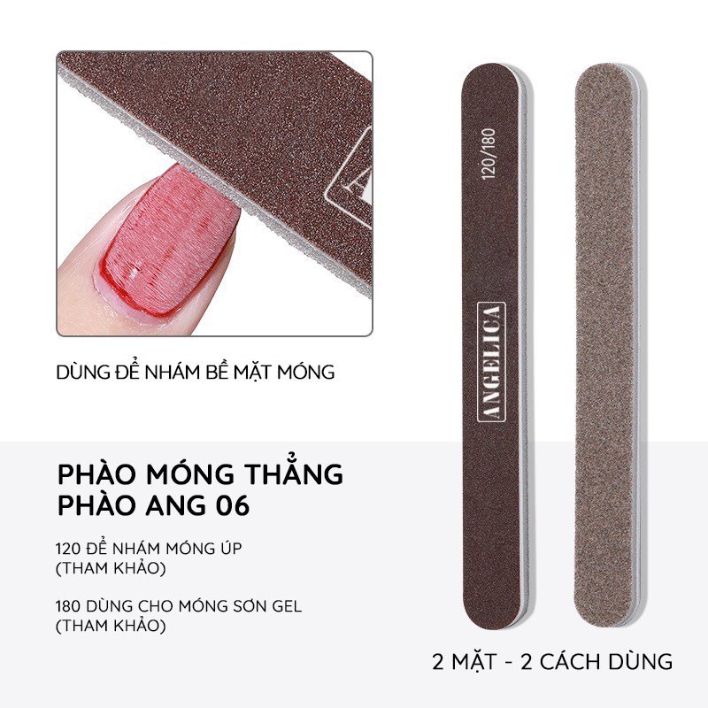Dũa Móng Tay Nails ANGELICA Tổng Hợp Phào Móng Ngắn Dài Đủ Loại - Dụng Cụ Làm Nail ANGELICA