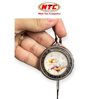 loa nghe kinh niệm phật Hộp vải bông sen có led sẵn 35 bài / khe thẻ nhớ / cổng tai nghe 3.5mm / nghe liên tục 8 giờ