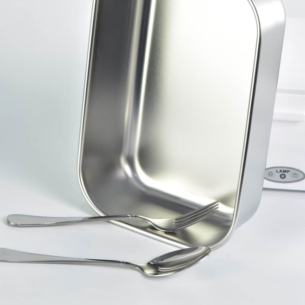 Hộp cơm cắm điện dành cho văn phòng, học sinh Bennix BN-88I, khay inox 304, công suất 80W