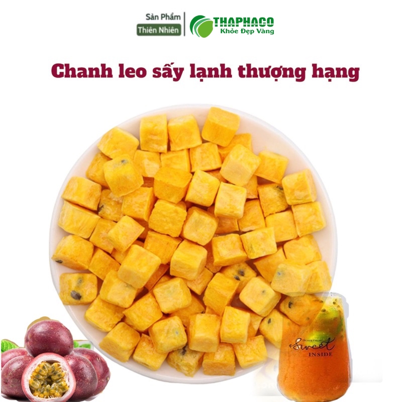 Chanh leo sấy thăng hoa nguyên chất loại  1kg - Hàng công ty chất lượng cao - viên chanh leo sấy thăng hoa