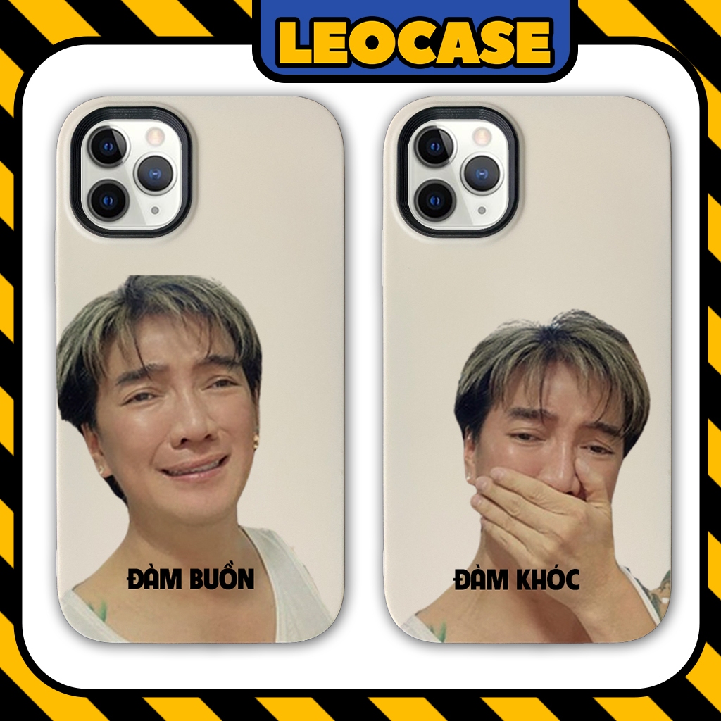 Ốp lưng iPhone silicone cao cấp Leocase meme Đàm Vĩnh Hưng Đàm buồn Đàm ...