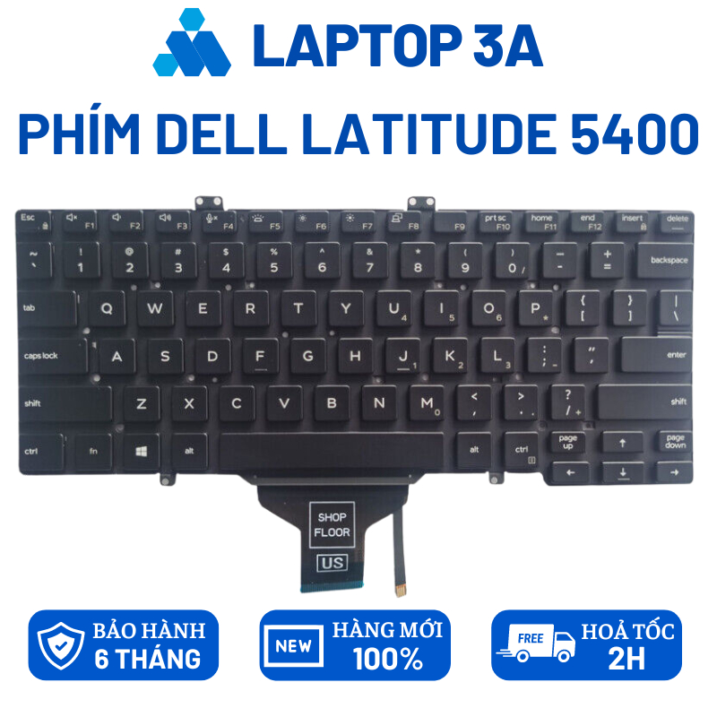 BÀN PHÍM DELL LATITUDE 3400 5400 5401 5402 7400 7410 | Việt Nam