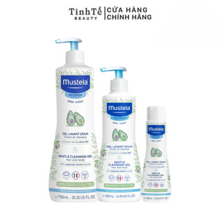 Sữa tắm gội cho em bé da thường Mustela Gentle Cleansing Gel 200ML/500ML/750ML