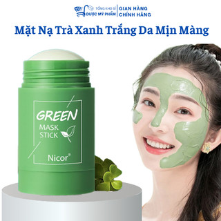 Mặt Nạ Lăn Trà Xanh Giúp Da Trắng Mịn Sạch Mụn Se Khít Lỗ Chân Lông Cân Bằng Ẩm Loại Bỏ Mụn Đầu Đen