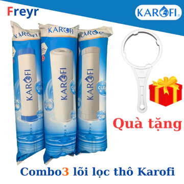 Combo 3 Lõi 123 Smax Duo Karofi - Lõi Lọc Thô Với Công Nghệ Vi Lọc Dùng Cho Máy Lọc Nước RO, chính hãng