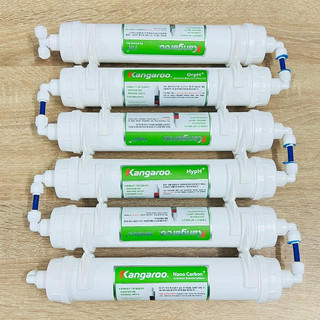 [Trọn Bộ] 6 Lõi Lọc Nước Kangaroo Hydrogen 5678910 dành cho máy Kangaroo 10A4, 10A13, 10A12, 100HA, 10G5 .. (kèm co cút)