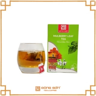 Trà Lá Dâu Tằm Túi Lọc Đông Sơn - Trà sức khỏe hạ huyết áp, hỗ trợ giấc ngủ, đẹp da - 25 túi 2gr