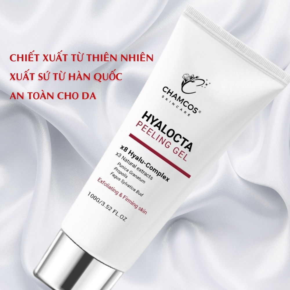 HSD:11/12/2026 Sale Tẩy Tế Bào Chết HYALOCTA PEELING GEL CHAMCOS 100g.