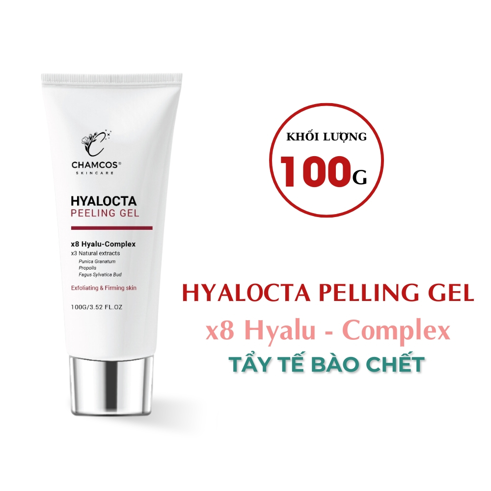HSD:11/12/2026 Sale Tẩy Tế Bào Chết HYALOCTA PEELING GEL CHAMCOS 100g.