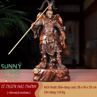 Tượng Tề thiên đại thánh, Tôn ngộ không, Tượng khỉ, Tượng phong thủy, Decor Trang trí nhà cửa, Quà tặng ý nghĩa - SUNNY