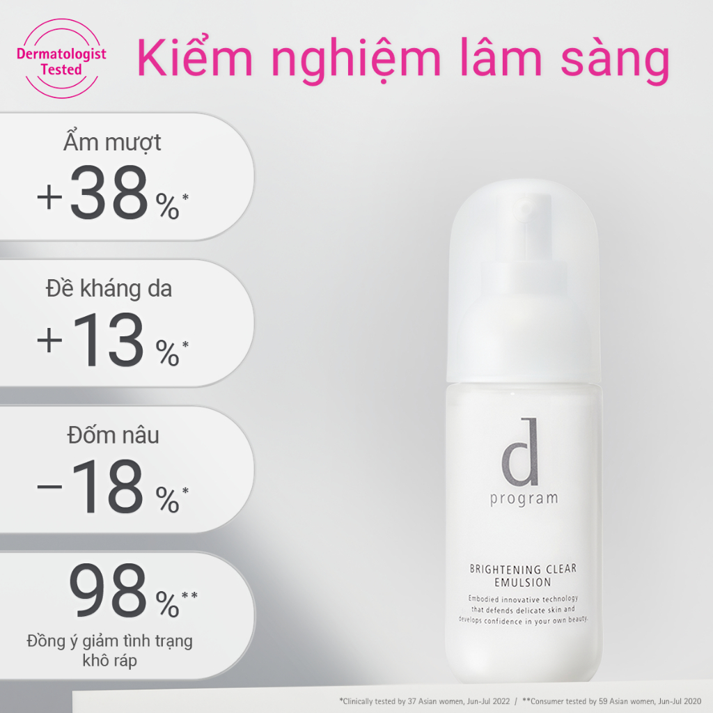 Ảnh Sữa dưỡng trắng cho da nhạy cảm Dprogram Microbiome Brightening Clear Emulsion 100ml 3