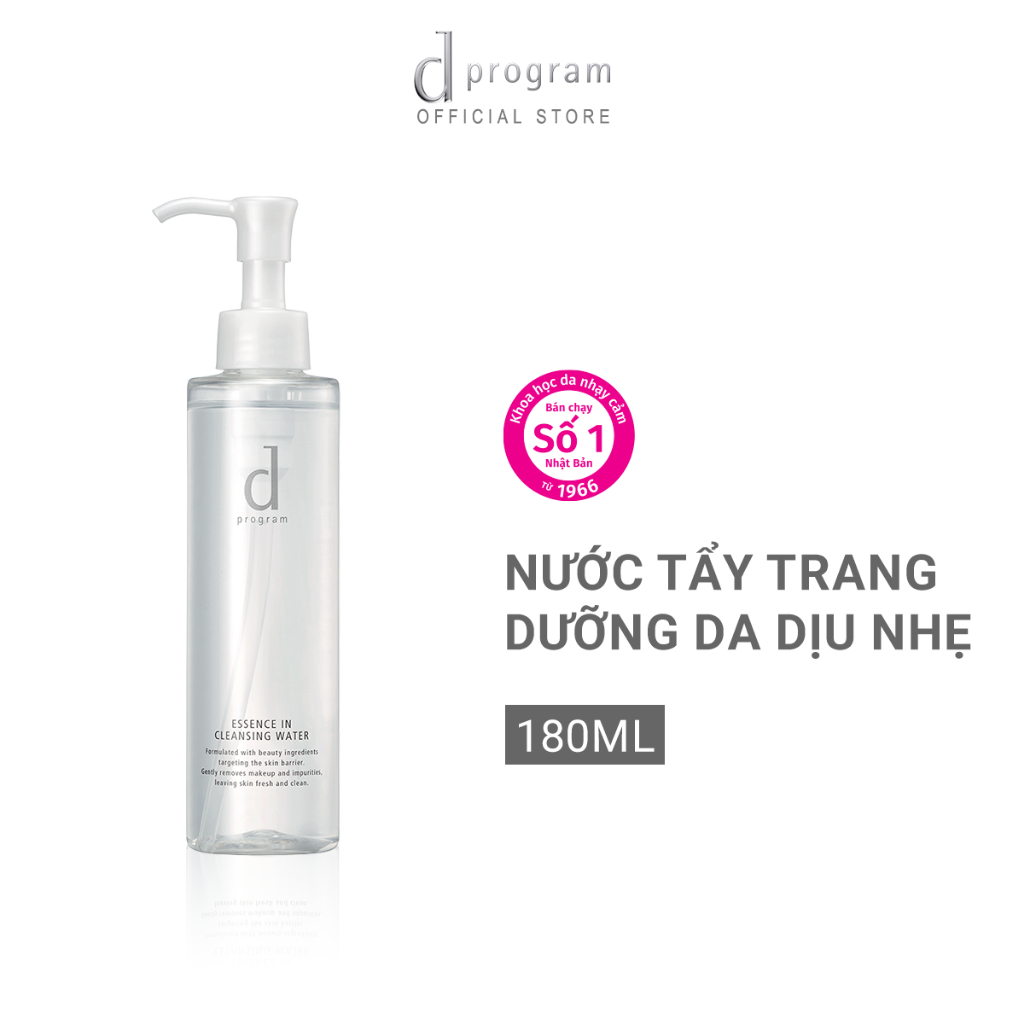 Ảnh Nước tẩy trang dưỡng da Essence Cleansing Water d program 180ml 1