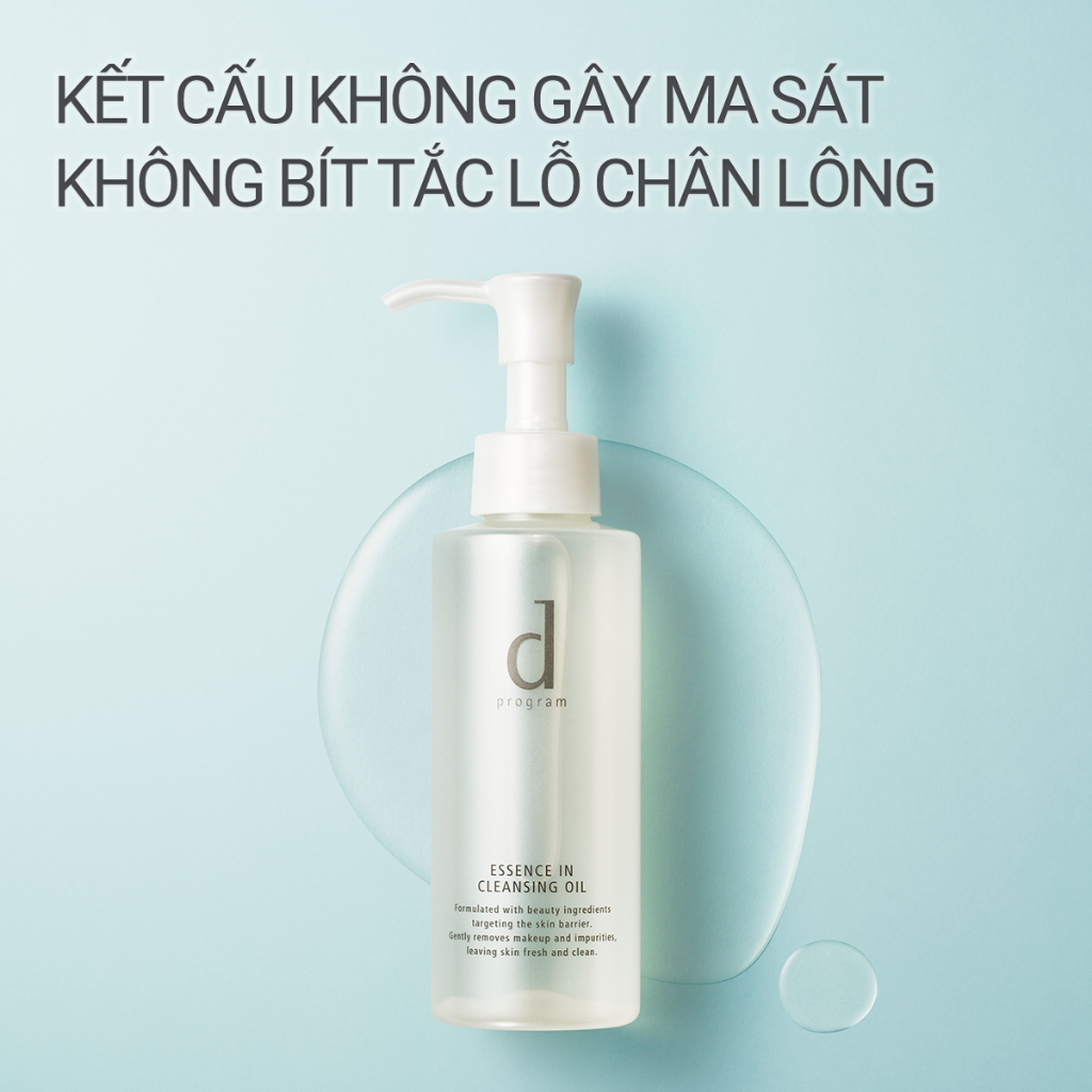 Ảnh Bộ 2 dầu tẩy trang dưỡng da Essence Cleansing Oil d program 120ml x 2 4