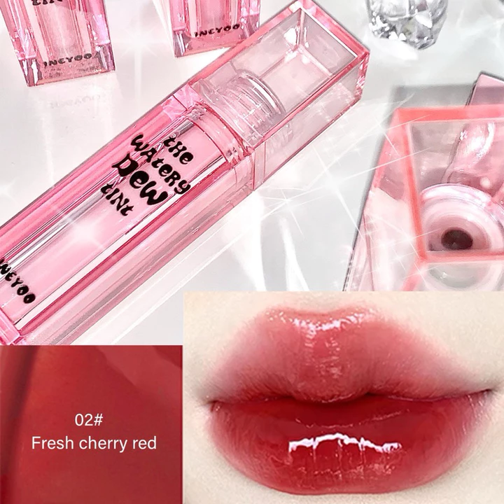 Son Tint bóng INEYOO PINK the water dew tint căng mọng môi lâu trôi Cao Cấp