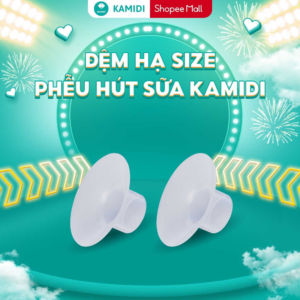 Ảnh Hạ Size Phễu Hút Sữa Kamidi Max Chất Liệu Silicon Mềm Mại Size 19, 21 Hút Sữa Hiệu Quả Êm Ái 2