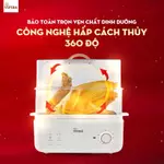 Nồi Hấp Vifiba - Nồi hấp điện Vifiba 2 Tầng - Hàng Chính Hãng - Bảo Hành 15 Tháng - Công suất 800W — ảnh 4
