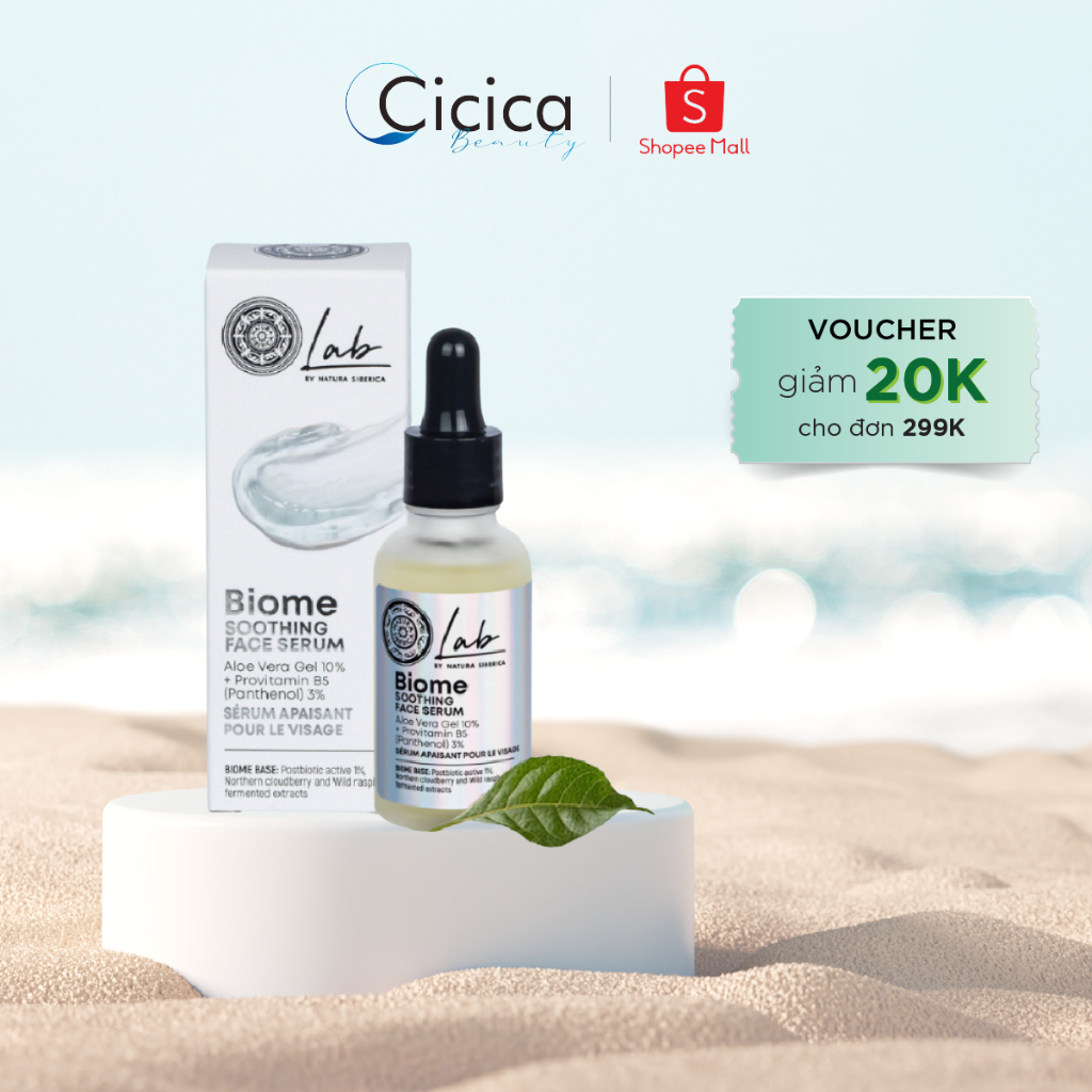 Serum làm dịu da Natura Siberica Lab Biome Soothing Face 30ml | Shopee ...